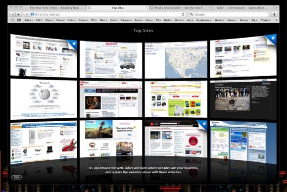 Apple's Safari 4 Public Beta