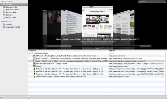 Apple's Safari 4 Public Beta