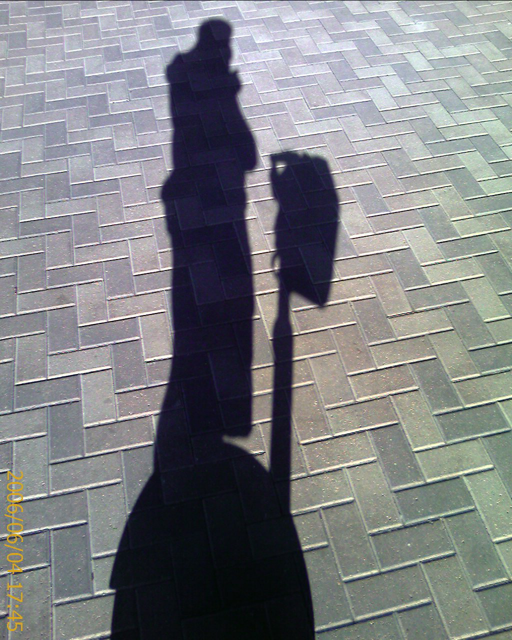 Segway casts a shadow