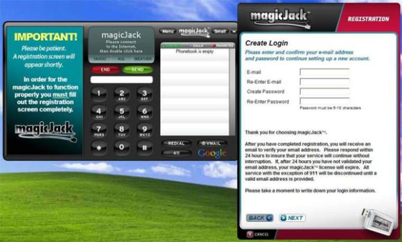 magicjack voice mail