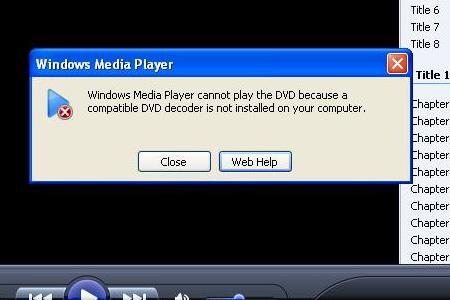 windows media player dvd